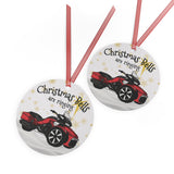 Can-Am Spyder F3 Aluminum Christmas Ornament