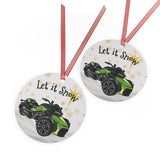 Can-Am Spyder F3 Aluminum Christmas Ornament