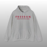 USA Flag Style Freedom Pullover Hoodie