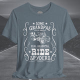Real Grandpas Ride Spyders Customized Crew Neck TShirt