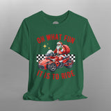 Can-Am Spyder Biker Santa "Oh What Fun" Christmas TShirt