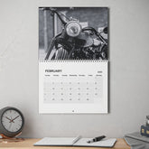 Vintage Motorcycle Wall Calendar - 2025