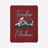 Can-Am Spyder Freedom Machine Sherpa Fleece Blanket