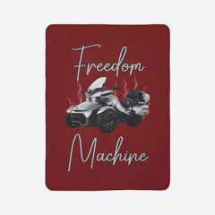 Can-Am Spyder Freedom Machine Sherpa Fleece Blanket