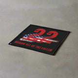 22 a Day, Honor all of the Fallen Printed Patch