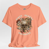 Ladies Cottagecore Skull Crew Neck TShirt
