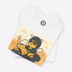 Biker Bee Built for the Long Ride T-Shirt by Motorcycle Inn
