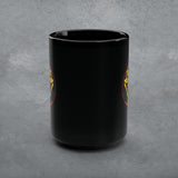 TN-421 The Snake Black Coffee Mug, 15oz