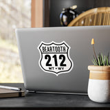 Beartooth Highway 212 Motorcycle Decal