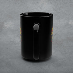 TN-421 The Snake Black Coffee Mug, 15oz