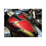 Vintage Chopper Motorcycle Tank Poster Print