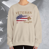 American Veteran Daughter Crew Neck Sweatshirt
