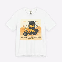 Biker Bee Built for the Long Ride T-Shirt by Motorcycle Inn