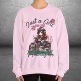 Woman's Motorcycle Culture Crew Neck Sweatshirt