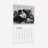2026 Vintage Motorcycle Wall Calendar