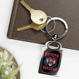 Badass Veteran Zinc Alloy Keychain