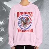 Badass American Veteran Crew Neck Sweatshirt