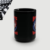 Badass Veteran Black Coffee Mug, 15oz