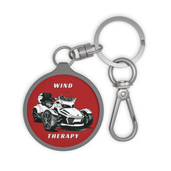 Wind Therapy Can-Am Spyder Motorcycle Acrylic Keychain | Red