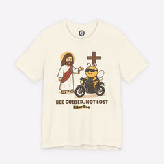 Biker Bee Bee Guided Not Lost Christmas T-Shirt by Motorcycle Inn