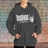 Badass Mama Skull Hooded Sweatshirt