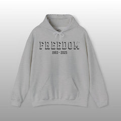 Charlie Kirk Memorial Freedom Pullover Hoodie