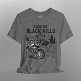 Riding the Black Hills South Dakota Crew Neck TShirt