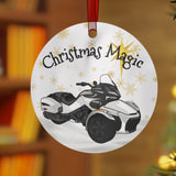 Can-Am Spyder F3 Aluminum Christmas Ornament