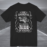 Real Grandpas Ride Spyders Customized Crew Neck TShirt