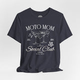 Moto Mom Customized Crew Neck TShirt