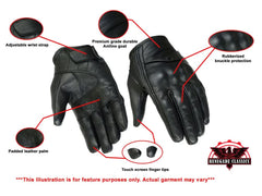 Women's Premium Aniline Goat Leather Sporty Gloves