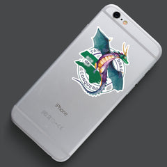 Tail of the Dragon Motorcycle Decal