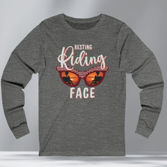 Sarcastic Motorcycle Long Sleeve Crew Neck TShirt