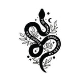 Boho TN-421 The Snake Motorcycle Decal
