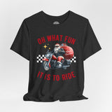 Biker Santa Oh What Fun Christmas TShirt