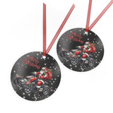 Can-Am Ryker Santa Starry Night Aluminum Christmas Ornament