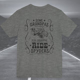 Real Grandpas Ride Spyders Customized Crew Neck TShirt