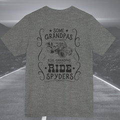 Real Grandpas Ride Spyders Customized Crew Neck TShirt
