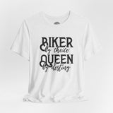 Ladies Biker-Themed Crew Neck TShirt