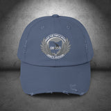 OH-555 Triple Nickel Printed Distressed Dad Cap