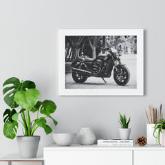 Harley Davidson Motorcycle Framed Poster