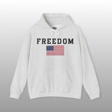 American Pride US Flag FREEDOM Pullover Hoodie