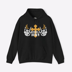 Motorcycle Hooded Sweatshirt | Wheels Down