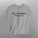 Can-Am Spyder Script Text TShirt