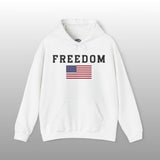American Pride US Flag FREEDOM Pullover Hoodie