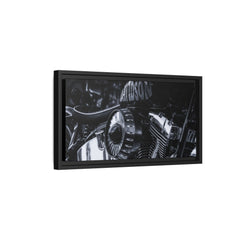 Harley Motorcycle Framed Canvas Art