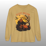 Sleepy Hallow Can-Am Spyder Ghoul Halloween Long Sleeve Crew Neck TShirt
