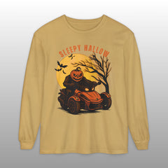 Sleepy Hallow Can-Am Spyder Ghoul Halloween Long Sleeve Crew Neck TShirt