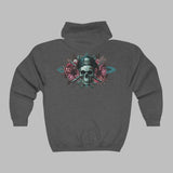 Vintage Pirate Skull Crossbones Hoodie