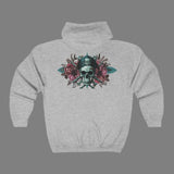 Vintage Pirate Skull Crossbones Hoodie